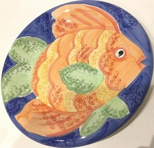 Bella Ceramica Gone Fishing - Magnolia-Hand-Painted Dinnerware Collection - £6.21 GBP+
