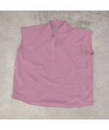 Figs Shirt Womens Large Mauve Technical Collection Scrub Top Sleeveless - $22.10 CAD