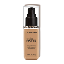 L.A. Colors Truly Matte Foundation - Long Wearing - #CLM354 - *SOFT BEIGE* - $4.00