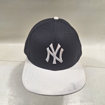 New York Yankees New Era 59fifty Hat White Brim Size 7 1/2 - €12,02 EUR