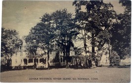 Loyola Residence, Keyser Island, South Norwalk, Connecticut, vintage postcard - £15.84 GBP