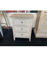Berriman 26&#39;&#39; Tall 3 - Drawer Accent Chest nightstand beige cabinet home... - $149.59
