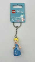 Lego x Disney Princess Cinderella Minifigure Key Chain Mini Fig Keychain NEW - £10.38 GBP