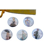 Silkstone Barbie Convention Pin Back Buttons with Original Bag, Lot of 5... - $25.00