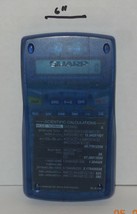 Sharp EL-501W Scientific Calculator Blue Math Science - $14.36