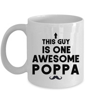 This Guy is One Awesome Poppa Coffee Mug Funny Vintage Cup Xmas Gift For Dad - £12.68 GBP+