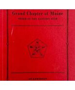 Order Of The Eastern Star 1935 Masonic Maine Grand Chapter Vol XIV PB Bo... - €60,10 EUR