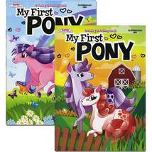 MY FIRST PONY FOIL &amp; EMBOSSED Coloring &amp; Activity Book | 2-Title - £10.35 GBP+