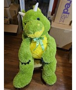 Giant Dragon 43”Cute Green Stuffed Plush Peek A Boo Toy Company Party De... - $1,318.36 MXN