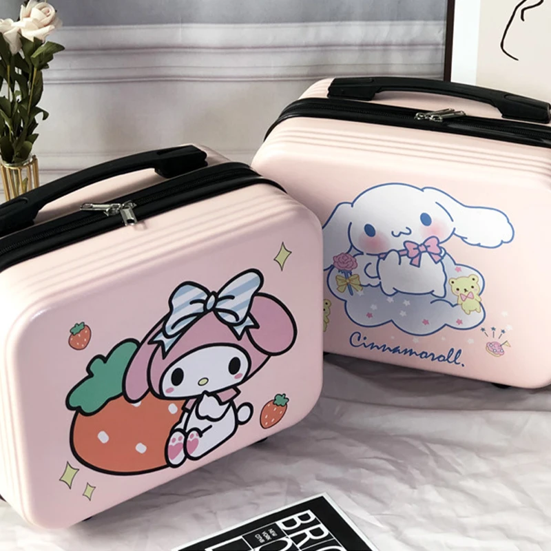 Sanrio Kawaii Hello Kitty Cosmetic Case My Melody Cinnamoroll Anime Cartoon Cute - £18.68 GBP