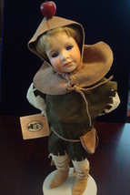 William Tell -the young- doll by Wendy Lawton - apple in his head, new 15&quot;  - $126.71