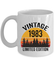 Vintage 1983 Coffee Mug 11oz Limited Edition 40 Years Old 40th Birthday Cup Gift - £11.70 GBP