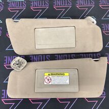 04-08 FORD F150 DRIVER LEFT &amp; PASSENGER RIGHT SUN VISOR VISORS SET PAIR ... - $59.95