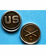 CIRCA 1910-1937, U.S. AND ARTILLERY, C BATTERY, COLLAR DISKS TYPE I, ENL... - €12,88 EUR CIRCA 1910-1937, U.S. AND ARTILLERY, C BATTERY, COLLAR DISKS TYPE I, ENL... - €12,88 EUR