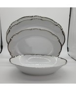 ♻️  Harmony House Starlight Server 4-Pc Set Vegetable Bowl 3-Platters - $2,971.02 MXN