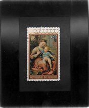 Tchotchke Framed Stamp Art - Christmas - Madonna And Child - $9.99