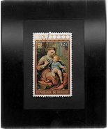 Tchotchke Framed Stamp Art - Christmas - Madonna And Child - $9.99