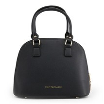 Trussardi Womens Black Leather Handbag - 76BTB05 - $84.11