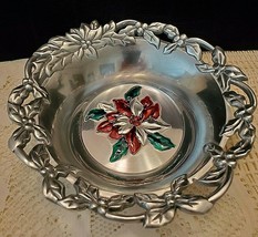 POINSETTIA BOWL (HOME FOR THE HOLIDAYS) COLLECTION 7 1/2" IN THE ORIGINAL BOX - £14.49 GBP
