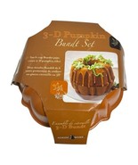 Vintage Nordic Ware 3-D Pumpkin Bundt Cake Set Bakeware Molds USA Fall A... - $25.46 CAD
