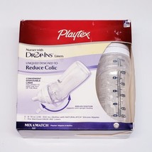 3ct Playtex Nurser Bottles with 5 Drop In Liners 8-10 Ounce-Angle Adjustable-New - £18.20 GBP