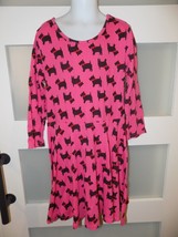 The Children's Place Pink Scottish Terrier Dress Size 10/12 (L) Girl's - $18.25