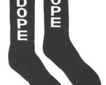 Dope Couture Superior Acrílico /Algodón Blend Negro Tobillo Crew Socks N... - $7.45