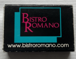 Bistro Romano Philadelphia PA Pennsylvania Matchbox - $6.92