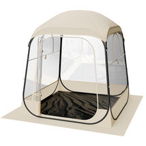 VEVOR Pop up Sports Tent 63x63in Clear Bubble 2-4P Waterproof with Floor... - $92.90