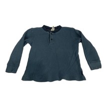 Old Navy Baby Boys Long Sleeve Thermal Henley Shirt Size 3T Navy Blue Co... - $21.55 CAD