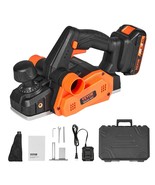 VEVOR Cordless Electric Hand Planer, 3-1/4&quot; Width, 16000 RPM Handheld Wo... - €260,04 EUR