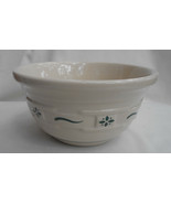 LONGABERGER WOVEN TRADITIONS GREEN POTTERY MIXING BOWL 8 1/4&quot; - $30.48