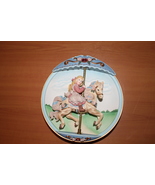 Bradford Exchange Carousel Daydreams &quot;Swept Away&quot; Music Box Plate 1994 - £23.60 GBP