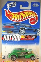 2000 Hot Wheels #8 Hot Rod Series 4/4 &#39;33 FORD ROADSTER Green w/5 Spoke Variant - $7.40