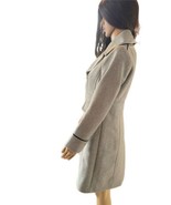 Vince Camuto Gray Wool Double Breasted Stylish Wool Trench Coat Size XS - £97.31 GBP