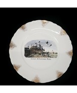 Antique Souvenir Great Allentown PA Fair 8.5 in Horse Race Pottery Vinta... - $375.43 MXN