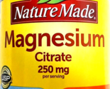 Nature Made Magnesium Citrate 250 mg 180 Softgels EXP 01/2027 - $31.50