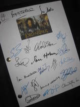 The Lord of the Rings Return of the King Signed Movie Film Script X21 Autograph  - £16.02 GBP