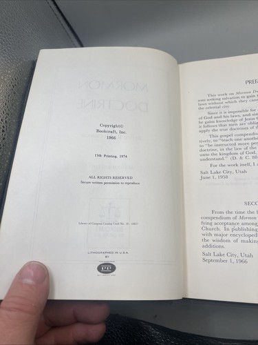 Mormon Doctrine by Bruce R. McConkie (1974, 13th. printing Hardcover) LDS Item image 8