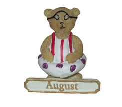 Avon Perpetual Monthly Calendar Teddy Bear Days Replacement August Item ... - $9.89