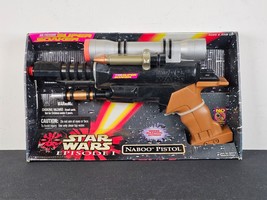 Star Wars Episode 1 Naboo Pistol Super Soaker Air Pressure Water Gun New... - £19.42 GBP