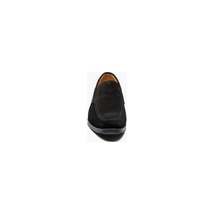 Men's Stacy Adams Pelton Moc Toe Slip On Work Shoes Black Suede 25601-008 image 6