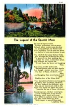 The Legend Of The Spanish Moss Flowers Postcard - £7.08 GBP