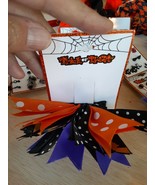 Holiday Hair Bow Halloween/Fall/ &quot;Trick or Treat&quot;  School Bow burette. - $77.30 MXN