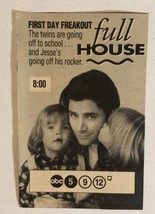 Full House TV Guide Print Ad John Stamos TPA7 - £4.68 GBP