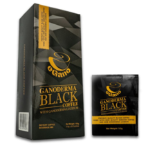 eGano Premium Ganoderma Black Coffee 30 Sachets/box with Ganoderma lucidum - £14.78 GBP