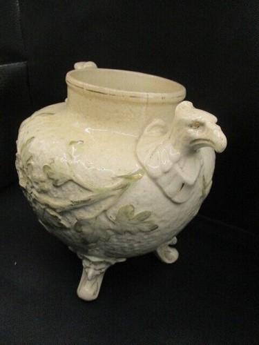 Antique Avalon Faience Pottery eagles handles 9 x 9" Item image 4