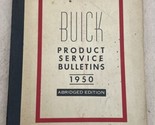 1950 Buick Product Services Bulletin Abridged Edition Vintage OEM Manual... - $18.95