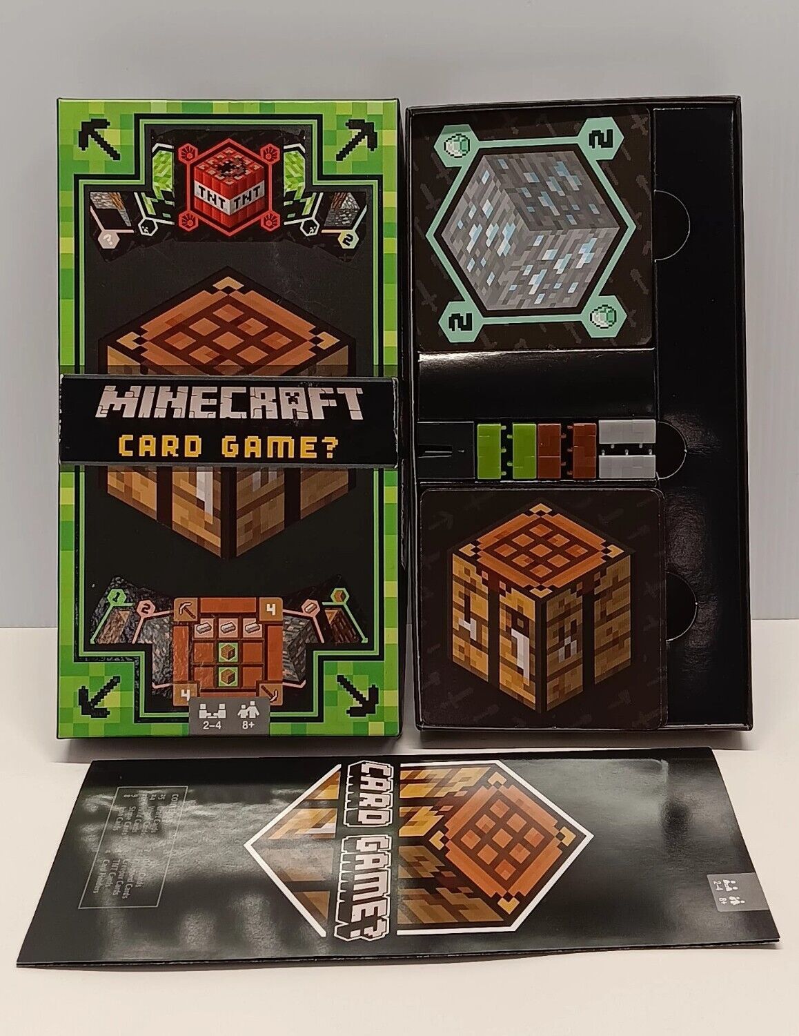 Primary image for Minecraft Card Game 2015 Mattel Games Mojang Complete Instructions 2-4 Players