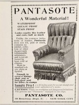 1899 Print Ad Pantasote Wonderful Material for Chairs New York,NY - £8.42 GBP